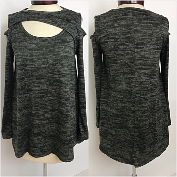 Stunning Flowy Cut Out Tunic Top S/M - Picture 7 of 8